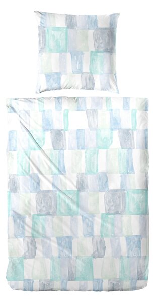 POVLEČENÍ, perkál, modrá, tmavě žlutá, 135/200 cm - Online Only povlečení, Online Only