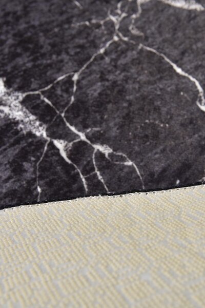 ASIR Koupelnová předložka MARBLE černý mramor