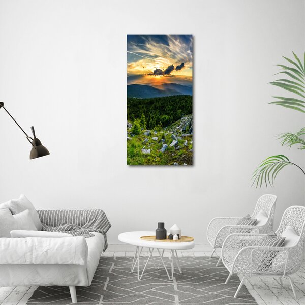 Vertikální Foto obraz canvas Panorama hor ocv-118999415