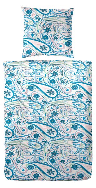 POVLEČENÍ, makosatén, modrá, 135/200 cm - Online Only povlečení, Online Only