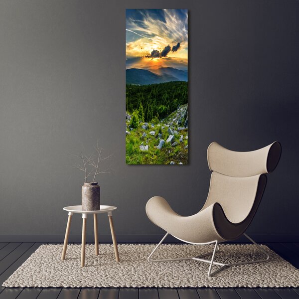 Vertikální Foto obraz canvas Panorama hor ocv-118999415