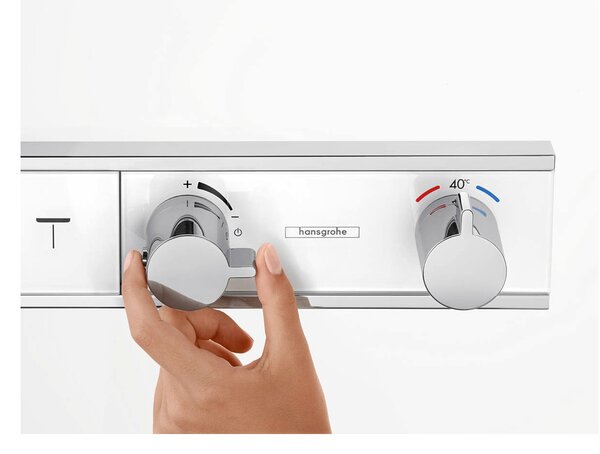 Hansgrohe RainSelect termostat pod omítku pro 4 spotřebiče, chrom 15357000