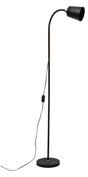 Stojací lampa 1xE27/40W/230V černá