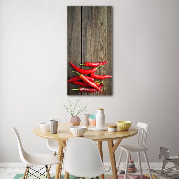 Vertikální Foto obraz skleněný svislý Chilli papričky osv-119501609