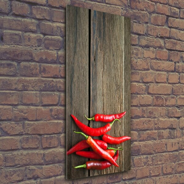 Vertikální Foto obraz skleněný svislý Chilli papričky osv-119501609