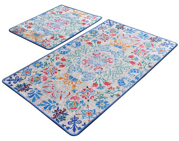 ASIR Koupelnová předložka CERAMICA porcelánové vzory 2 ks