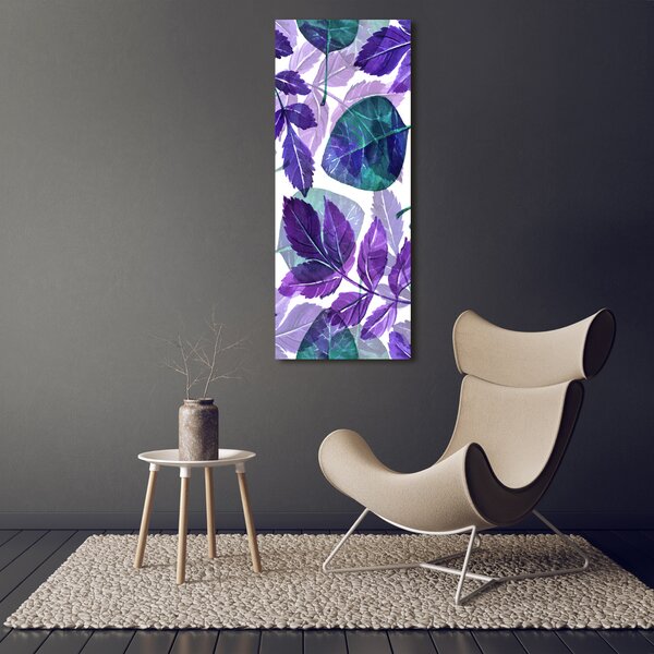 Vertikální Moderní fotoobraz canvas na rámu Listí ocv-119965894