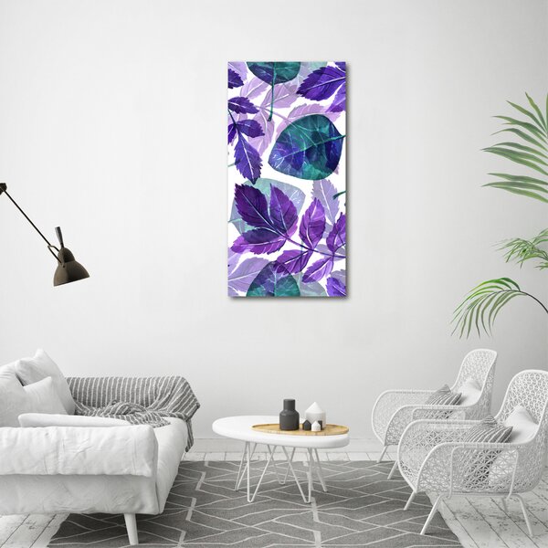 Vertikální Moderní fotoobraz canvas na rámu Listí ocv-119965894