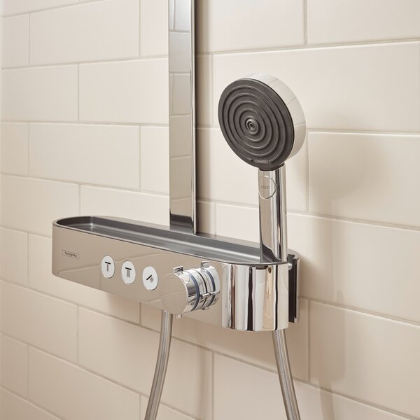 Hansgrohe Pulsify S Showerpipe 260 2jet se ShowerTablet Select 400, chrom 24240000