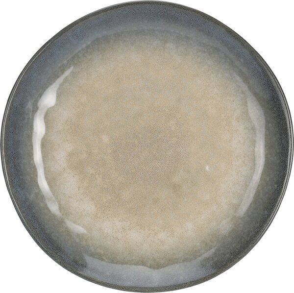 Excellent Houseware Jídelní talíř, 20 cm, Reactive Glaze Barva: Zelená