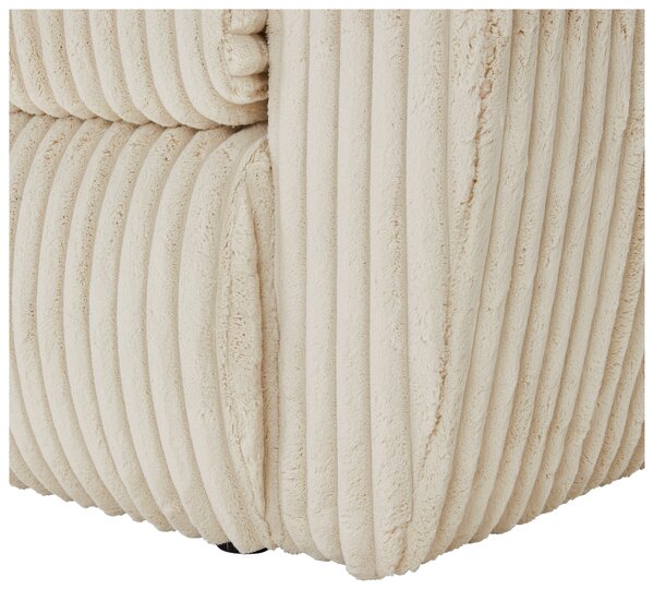 ROZKLÁDACÍ POHOVKA, textil, krémová Carryhome - Rozkládací sedačky