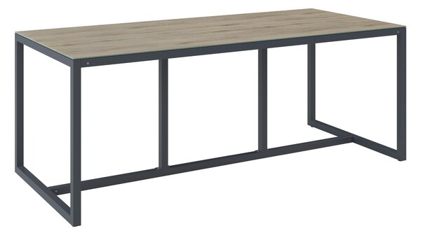 ZAHRADNÍ STŮL, kov, sklo, 200/90/76 cm Ambia Garden - Online Only zahradní nábytek, Online Only