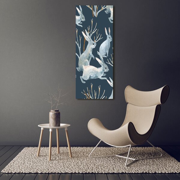 Vertikální Moderní obraz canvas na rámu Králíci ocv-121202554
