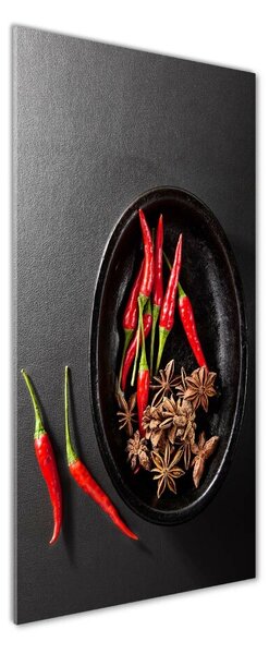 Vertikální Foto obraz skleněný svislý Chilli papričky osv-121359221