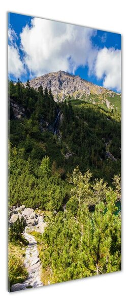 Vertikální Fotoobraz na skle Mořské oko Tatry osv-121923797