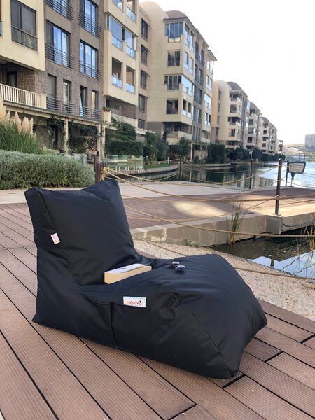 ASIR Sedací vak DAYBED černý