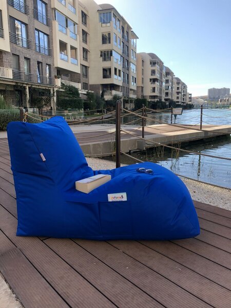 ASIR Sedací vak DAYBED modrý