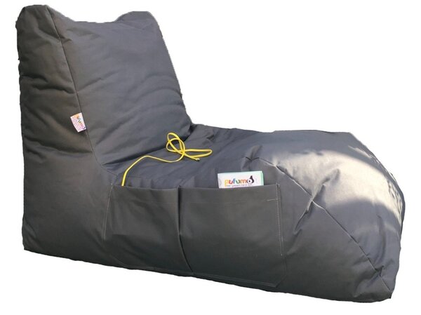 ASIR Sedací vak DAYBED šedý