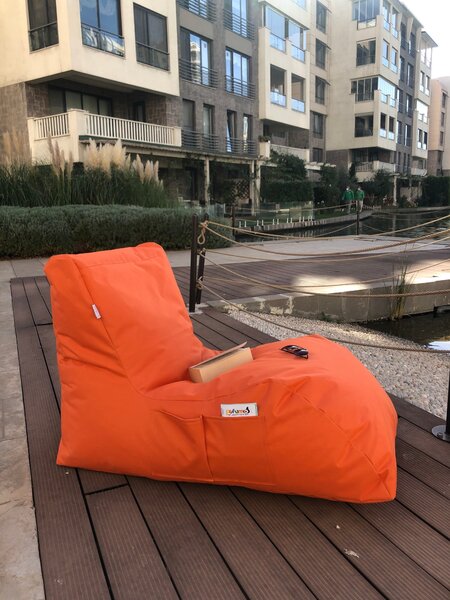 ASIR Sedací vak DAYBED oranžový