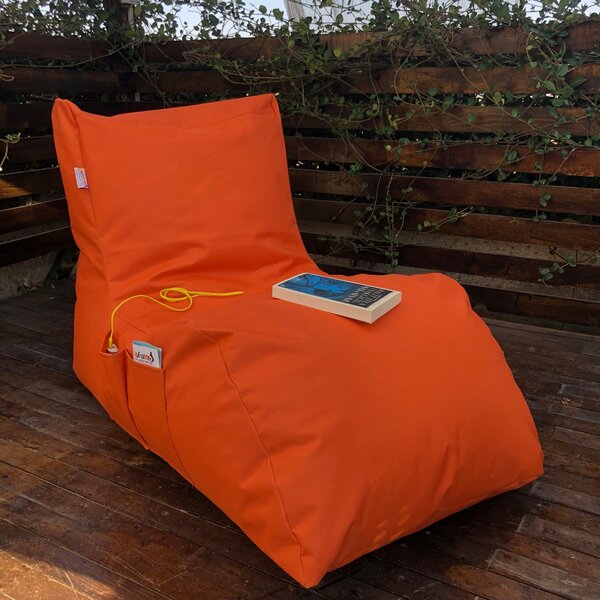 ASIR Sedací vak DAYBED oranžový