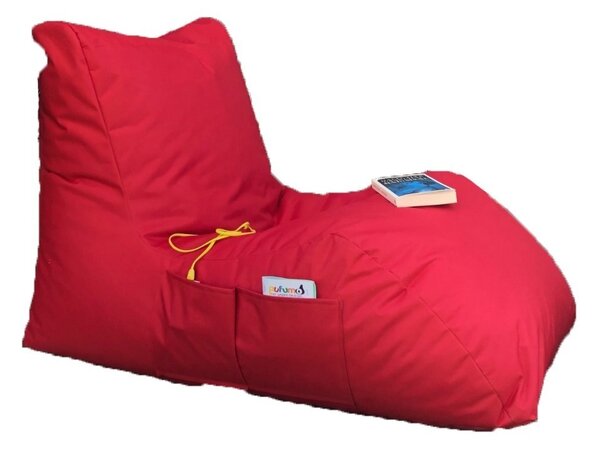 ASIR Sedací vak DAYBED červený