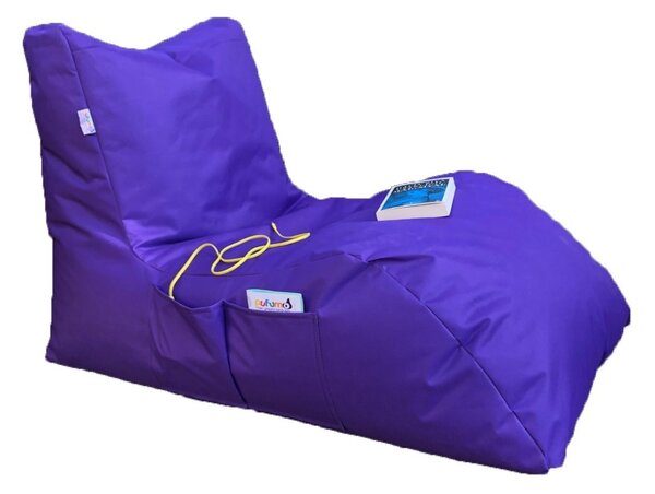 ASIR Sedací vak DAYBED fialový