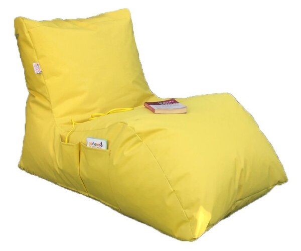 ASIR Sedací vak DAYBED žlutý