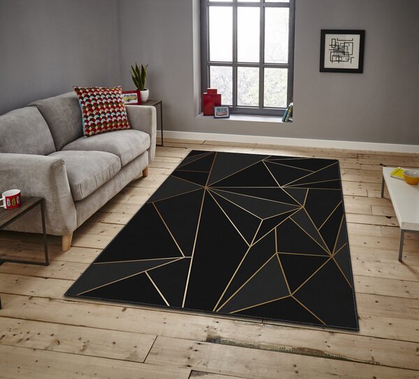 ASIR Koberec (120 x 180) ASR CRPT-107 černý – geometrie