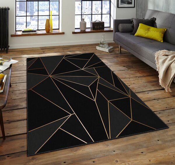 ASIR Koberec (120 x 180) ASR CRPT-107 černý – geometrie