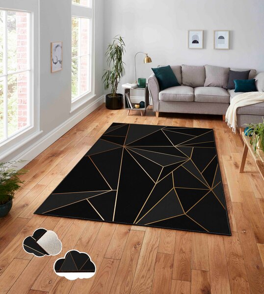 ASIR Koberec (120 x 180) ASR CRPT-107 černý – geometrie