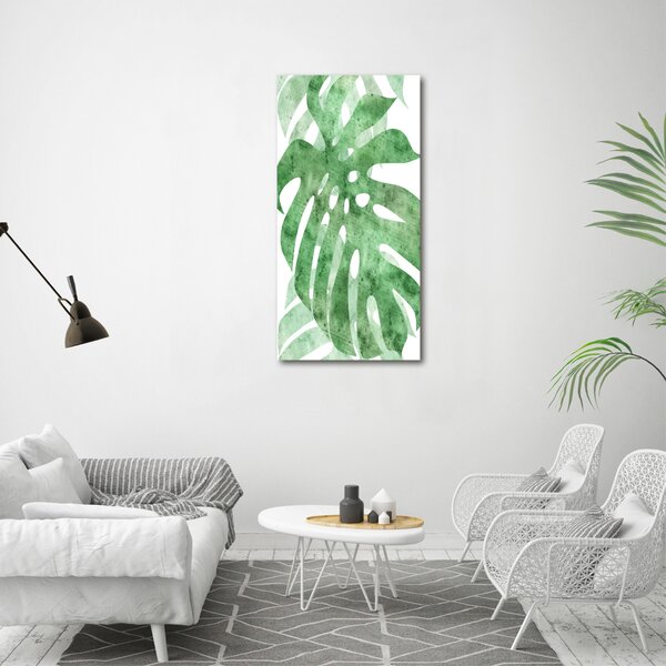 Vertikální Vertikální Foto obraz na plátně do obýváku Monstera ocv-124503131