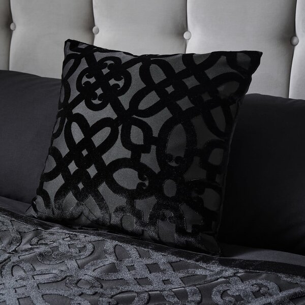 Sametový dekorační polštář 43x43 cm Lattice Cut – Catherine Lansfield
