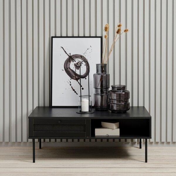 Unique Furniture Konferenční stolek Pensacola 110 x 60 cm s dubovým dekorem