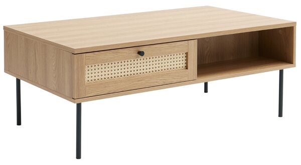 Unique Furniture Konferenční stolek Pensacola 110 x 60 cm s dubovým dekorem