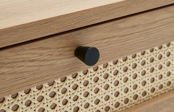 Unique Furniture Konferenční stolek Pensacola 110 x 60 cm s dubovým dekorem