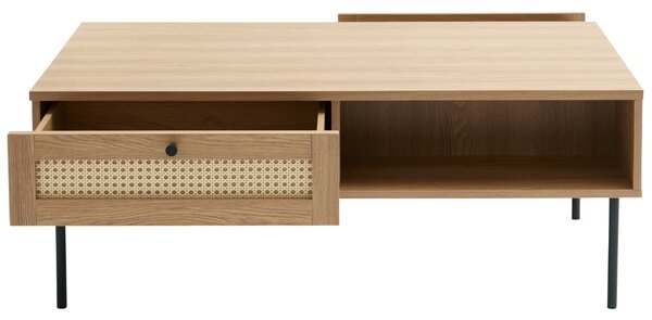 Unique Furniture Konferenční stolek Pensacola 110 x 60 cm s dubovým dekorem