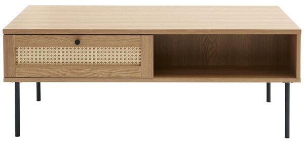 Unique Furniture Konferenční stolek Pensacola 110 x 60 cm s dubovým dekorem