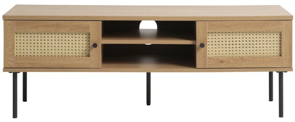 Unique Furniture TV stolek Pensacola 120 x 40 cm s dubovým dekorem