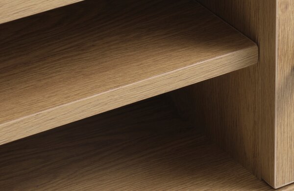Unique Furniture TV stolek Pensacola 120 x 40 cm s dubovým dekorem