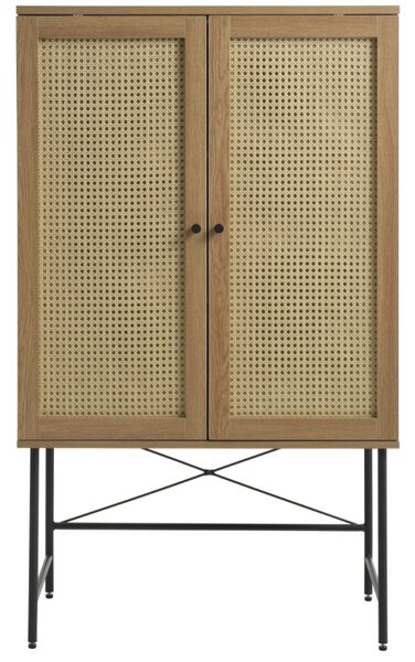 Unique Furniture Komoda Pensacola II. 80 x 40 cm s dubovým dekorem