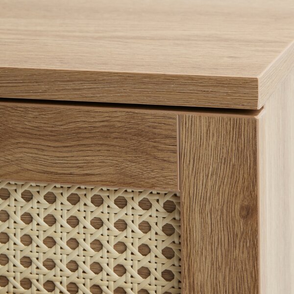 Unique Furniture Komoda Pensacola 80 x 40 cm s dubovým dekorem