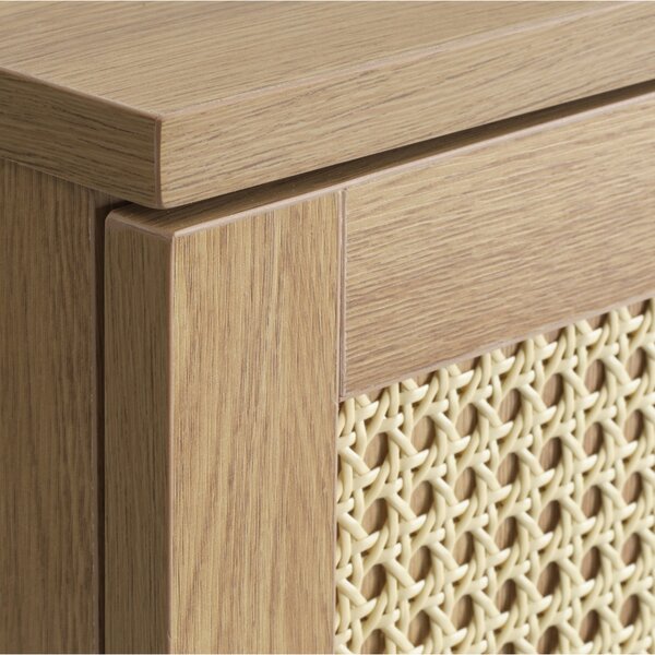 Unique Furniture Komoda Pensacola II. 80 x 40 cm s dubovým dekorem