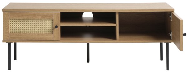 Unique Furniture TV stolek Pensacola 120 x 40 cm s dubovým dekorem