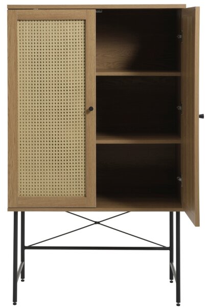 Unique Furniture Komoda Pensacola II. 80 x 40 cm s dubovým dekorem