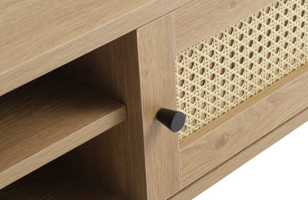 Unique Furniture TV stolek Pensacola 120 x 40 cm s dubovým dekorem