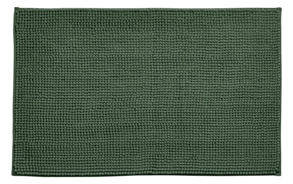 Tmavě zelená koupelnová předložka 50x80 cm Bobble – Catherine Lansfield