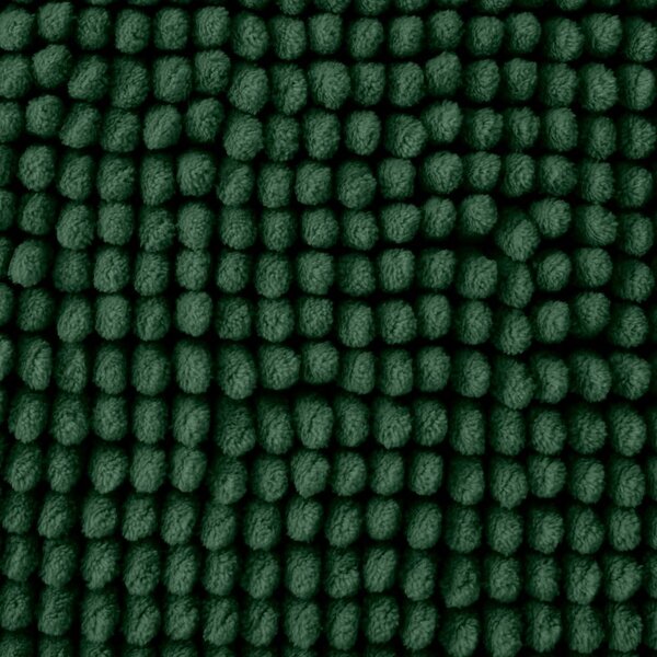 Tmavě zelená koupelnová předložka 50x80 cm Bobble – Catherine Lansfield