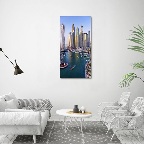 Vertikální Foto obraz canvas Zátoka Dubaj ocv-128392150