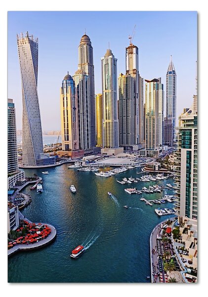 Vertikální Foto obraz sklo tvrzené Zátoka Dubaj osv-128392150