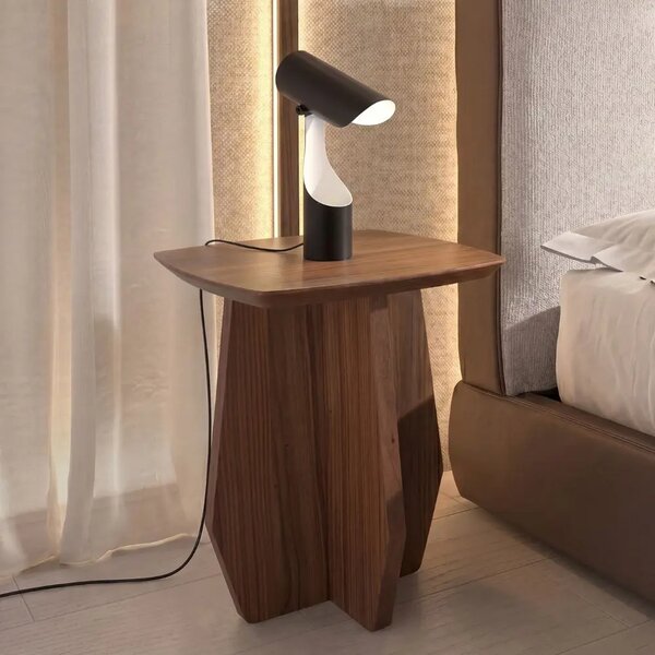 -25 % Dny MOMENTI– Angel Cerdá Černobílá kovová stolní lampa No. 8113